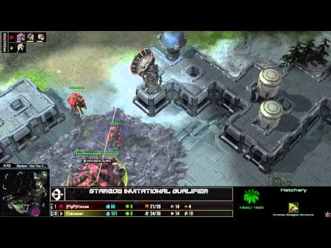 Heusa (z) Vs Franscar (p) - game 2 - Starbow Invitational qualifier