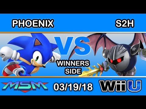 MSM 138 - Phoenix (Sonic) Vs. S2H (Meta Knight) Winners Side - Smash 4