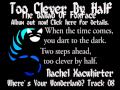 Too Clever By Half (With Lyrics!) - Rachel ...