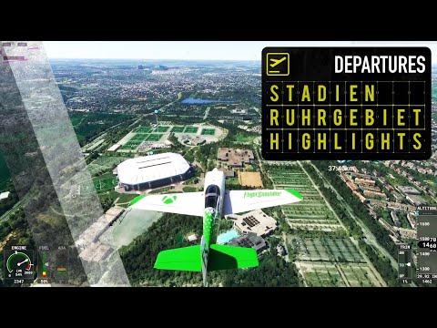 Stadion-Rundflug Ruhrgebiet Highlights 🏟✈ ASMR