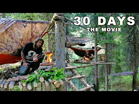 Ovens 30 Day Survival Challenge: THE MOVIE (Canadian Rockies)