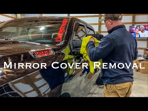2019 / 2020 Dodge Ram 1500 5TH Gen Mirror Cover Replacement / Removal
