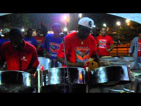 HATTERS STEEL ORCHESTRA. LIVE AT NAPA SOUTH CARPARK 2014.