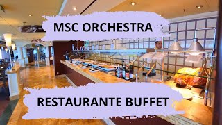 MSC ORCHESTRA, restaurante buffet