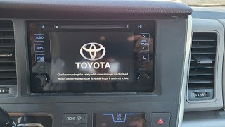 How to Remove Radio / Navigation / Display from Toyota Sienna 2014 for Repair.
