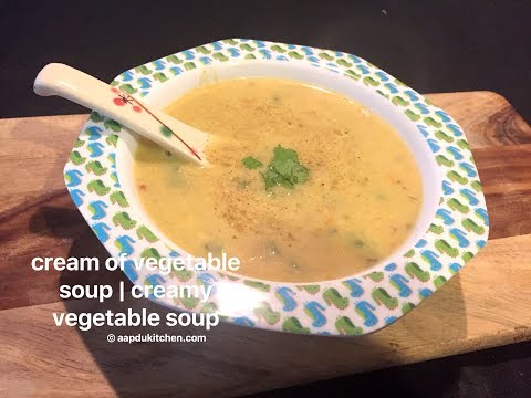 cream of vegetable soup recipe restaurant style | vegetable soup | how to make cream of veg soup