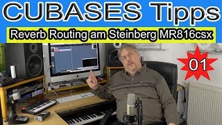 Video thumbnail for Reverb Routing, Steinberg MR816csx, CUBAS Tipps, by EBI Info TV