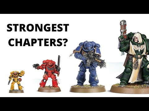Strongest Space Marine Chapters in 2021? Every Chapter Discussed and Ranked in a Tier List