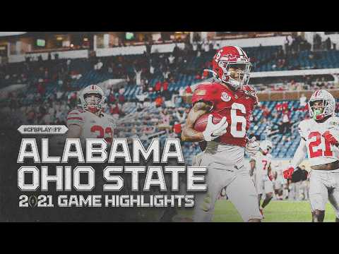 Alabama beating Ohio State in the 2021 College Football Playoff National Championship