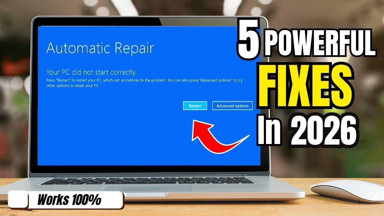 5 Powerful FIX "Automatic Repair Loop" Startup Repair Couldn’t Repair Your PC in Windows 10/11