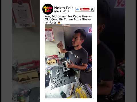 Araç Motorunun Ne Kadar Hassas Olduğunu Bir Tutam Tozla Gösteren Usta 😎