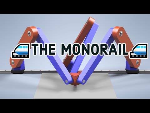RepRap Monorail (Single Rail Tripteron)