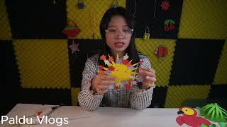 Hướng dẫn làm ngôi sao vàng bằng giấy cực đẹp | Paldu Vlogs