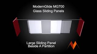 MG700 Large Sliding Panel Beside A Partition