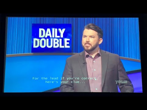 Jeopardy, Jackie Kelly Day 5 - 1st Daily Double (3/31/22)