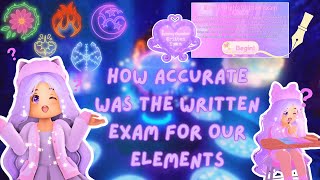Getting my TRUE ELEMENT RESULT | *redoing PERSONAILITY QUIZ,  COMPLETING OTHER QUIZES* | Royale High