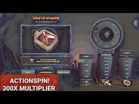 Bitcoinerz - Cave of Plunder - ACTIONSPIN HIT 300x multiplier - BC.game
