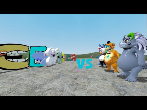 ALPHABET LORE VS MEGA FAT ANIMATRONICS