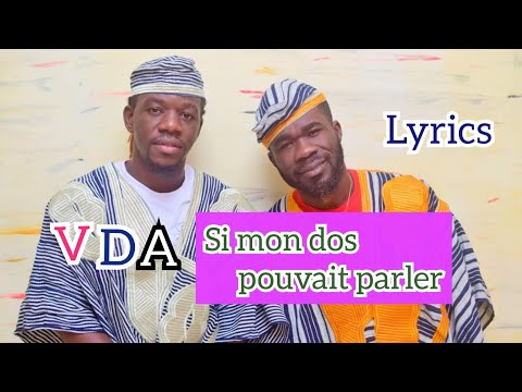 VDA: SI MON DOS (Paroles)