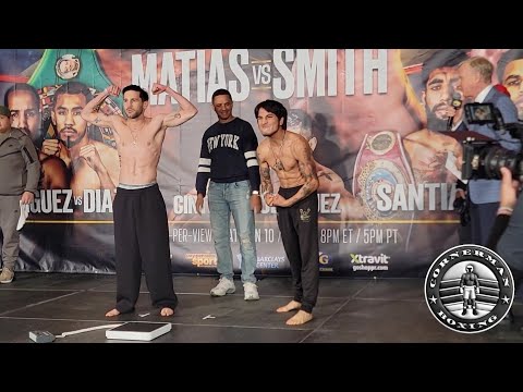 Jeyvier Cintron vs. Victor Sandoval Weigh In & Face Off Ahead of WBO Bantamweight Match
