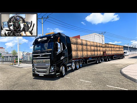 Exploring the West Balkan Map with Double Trailers - Euro Truck Simulator - Moza R9 Setup