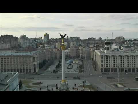 Praça Maidan em Kyiv