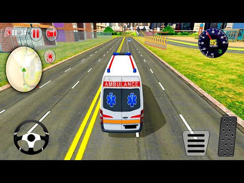 Ambulance Robot City Rescue Simulator - Android Gameplay #16