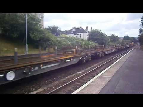 DB Schenker Class 66's no's: 66011-66001 @ Oldfield Park {Enginees Trains}.