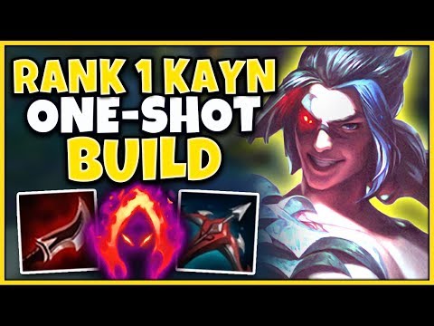 #1 KAYN WORLD ULTIMATE INSTANT-KILL BUILD (GUARANTEED ONE-SHOTS) - League of Legends