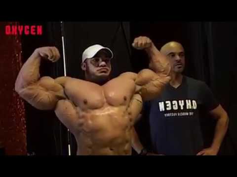 big ramy monster lockerroom posinf Mr Olympia 2017 !   YouTube