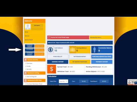 MANHATANTRAFFIC ( МАНХЕНТОНТРАФИК) Пополнение и оплата членства