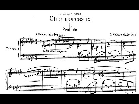 Georgy Catoire - 5 Morceaux, Op.10