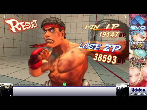 2018.01.26【USF4】EVO Japan 2018 STARTING OVER -THE ORIGIN-