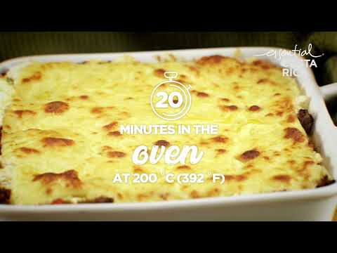 Costa Rica: Cassava pie with meat