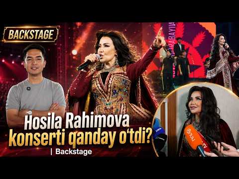 Thumbnail for Hosila Rahimova konserti qanday o'tdi? | Backstage (10.06.2026) by Tdi