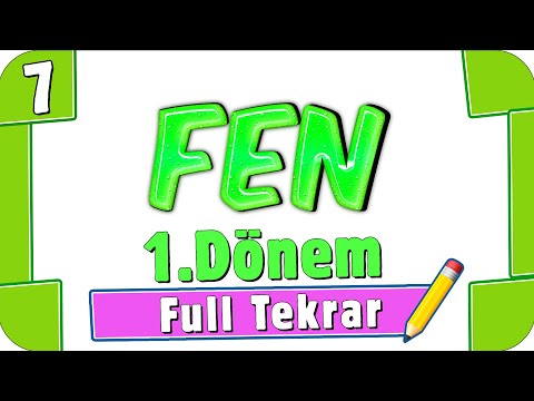 7. Sınıf Fen Bilimleri 1. Dönem Full Tekrar ♻ #2022