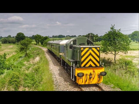 Kent and East Sussex Railway Class 14 Diesel (Swindon Works) hailing the Diesel observation train