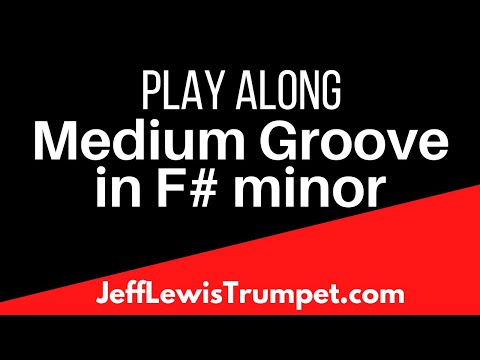 Medium Groove in F# minor with Improv tutorial and chord and scale pdfs