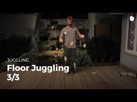 Learn how to practice floor juggling - Part 3-3 - Master the double rebound