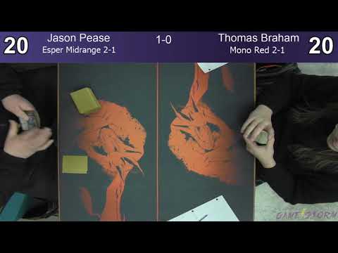 Jason Pease (Esper Midrange) vs Thomas Braham (Mono Red) - Friday Night Standard 2/8/19