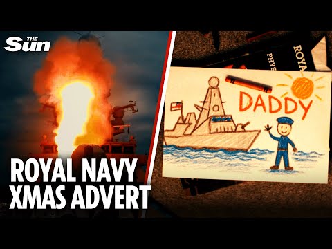 Heartbreaking Royal Navy Christmas advert uses real-life footage of Red Sea drone attack