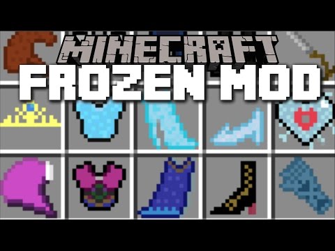 Insane Minecraft FROZEN Mod! Save Elsa & Anna's Ice Kingdom!