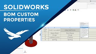 SOLIDWORKS: Connecting Custom Properties with Bill of Materials