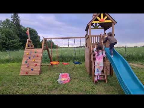 Детская площадка ВЫШЕ ВСЕХ КРЕПОСТЬ. Сборка от магазина ОМЕГАСПОРТ