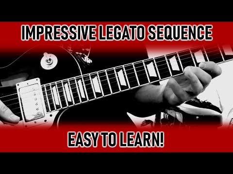 Fast Legato Lick! - Impressive sounding (Very easy to learn)