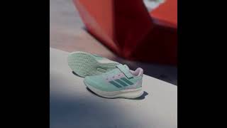 adidas RUNFALCON 5 EL C JP9403 tyrkysové, dětské tenisky vel.28