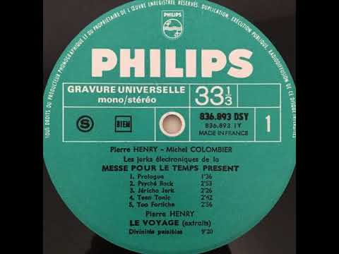 Pierre Henry & Michel Colombier "Prologue" 1968 Philips
