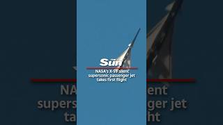 NASA’s X-59 silent supersonic passenger jet takes historic first flight and produces ‘sonic thump’