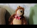 Медведь из мультика"Маша и медведь"/ Интерактивная игрушка/Рассказывает ...