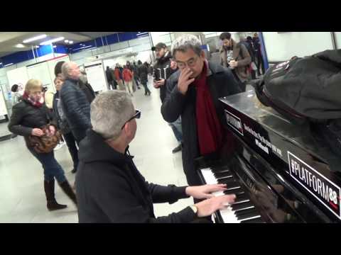 Opera Man Bumps Into Boogie Man  - Station Erupts